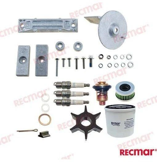 KIT MANUTENZIONE TAGLIANDO OEM RECMAR PER HONDA BF40E / BF60A